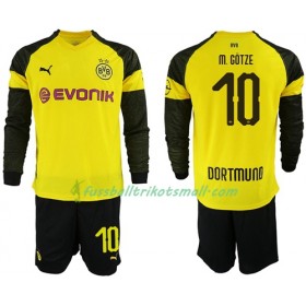 Fußballtrikots Borussia Dortmund M.Gotze 10 Kinder 2018-2019 Langarm Heimtrikotsatz kaufen